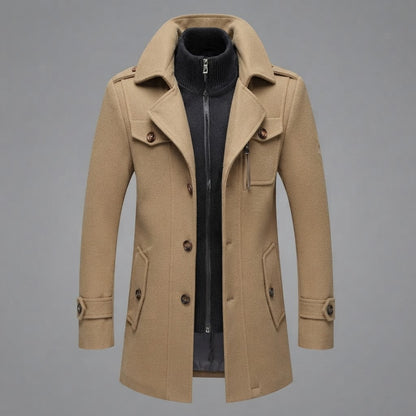 Milan | Men's Double Collar Slim Fit Jacket